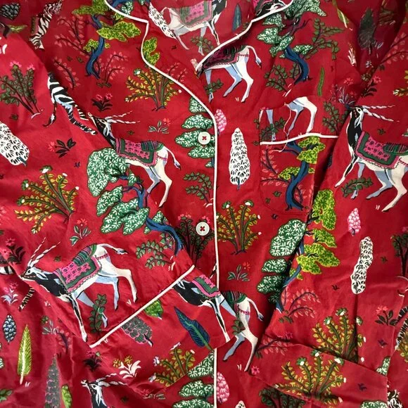 Cotton Block Print Pajama Set Size M - Picture 5 of 5